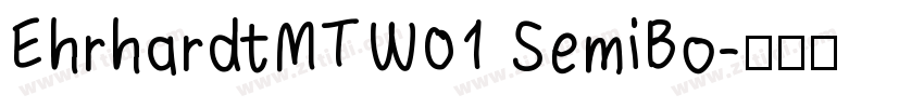 EhrhardtMTW01 SemiBo字体转换